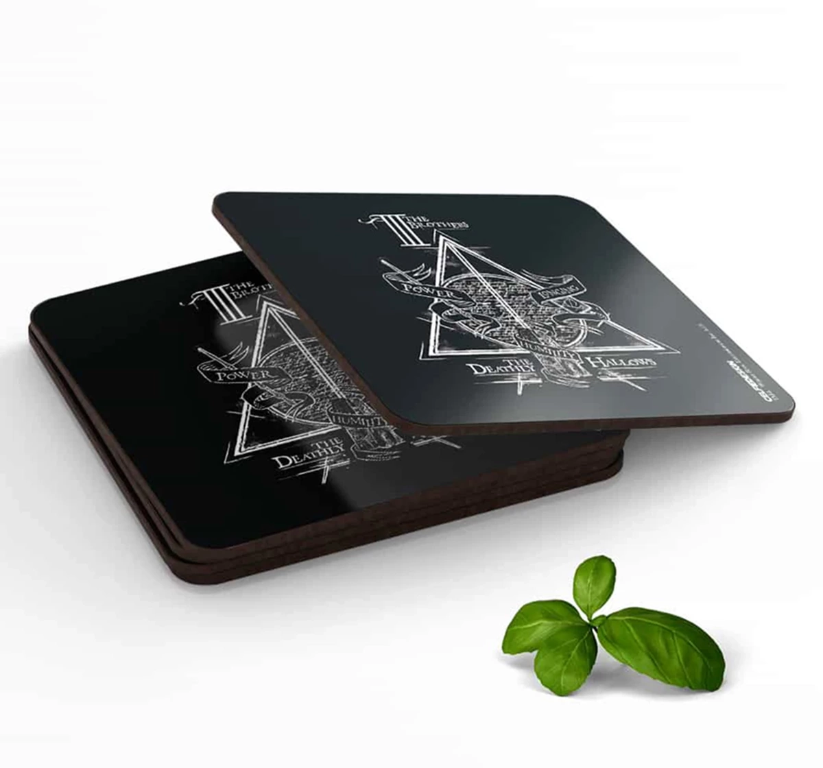 Macmerise The Deathly Hallows 10 X 10 cm Coasters Multicolour 12Y+