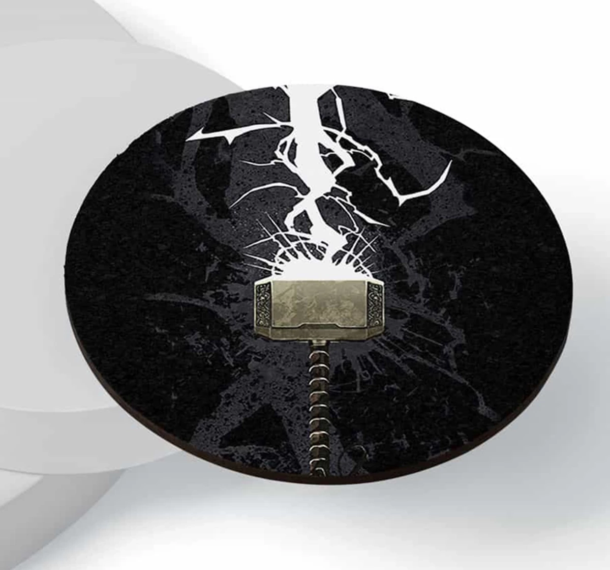 Macmerise The Thunderous Hammer Circular Coasters Multicolour 12Y+
