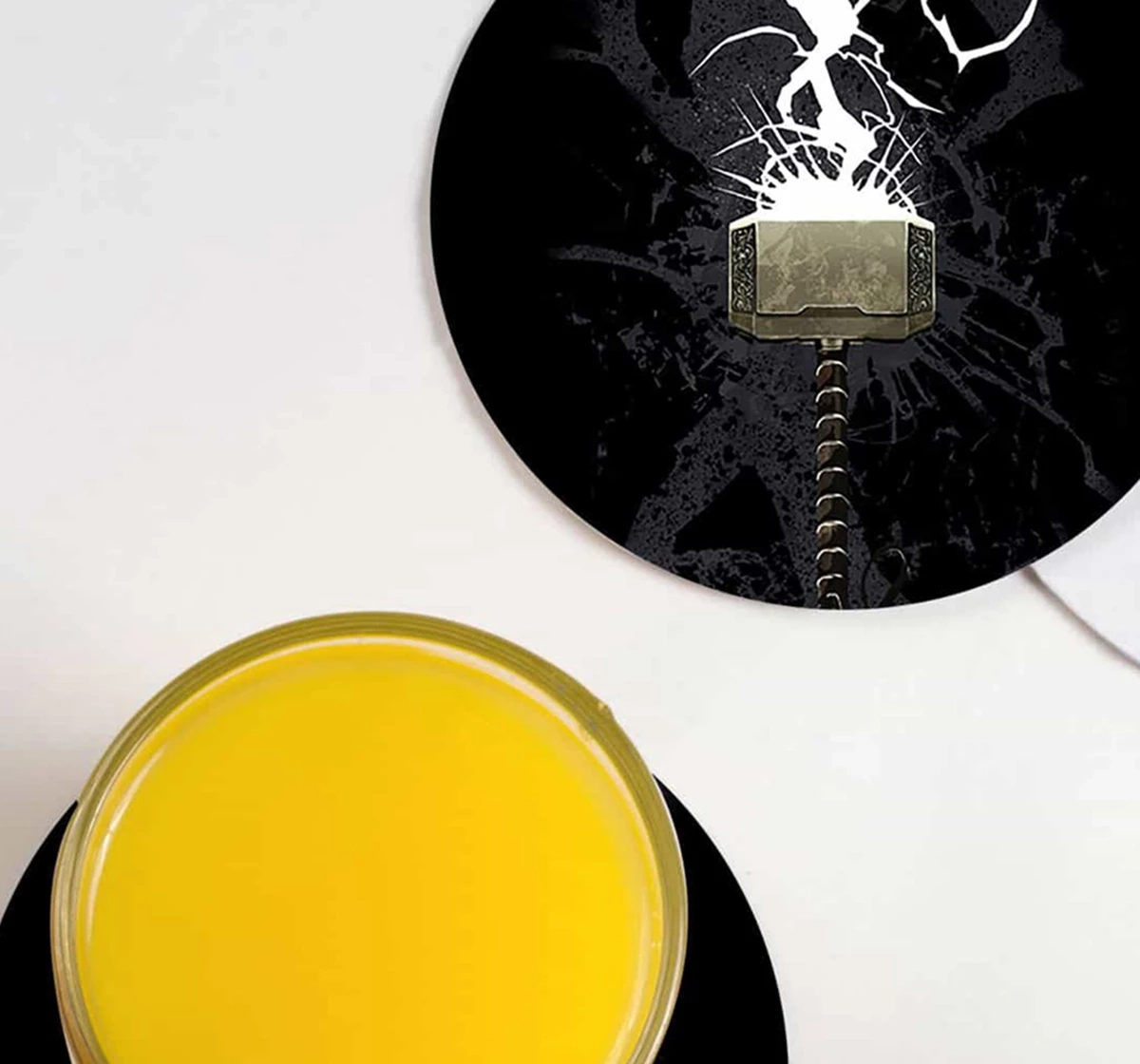 Macmerise The Thunderous Hammer Circular Coasters Multicolour 12Y+
