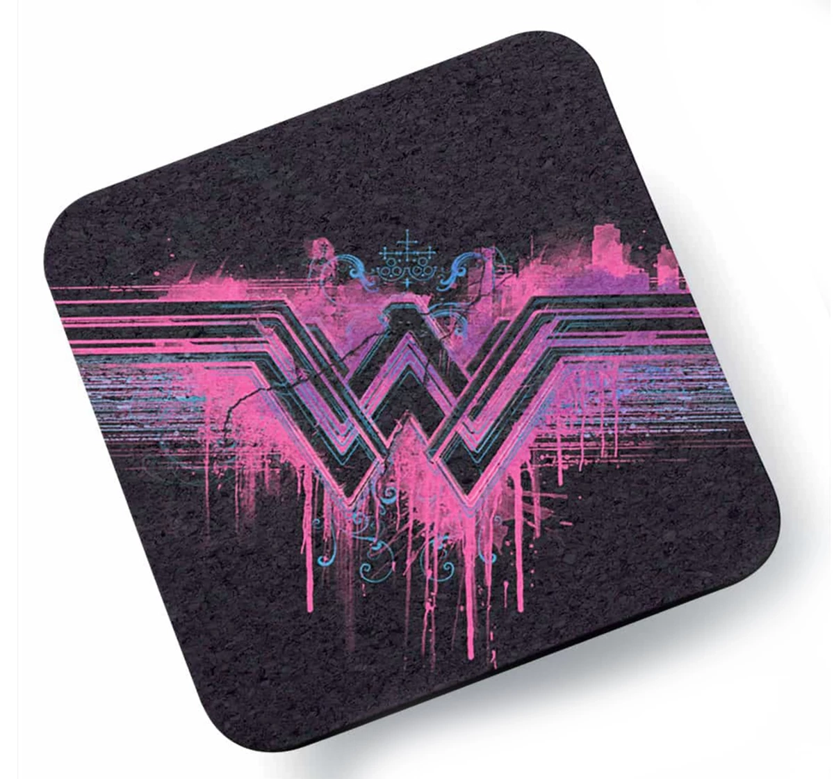 Macmerise Wonder Woman Splatter 10 X 10 cm Coasters Multicolour 12Y+
