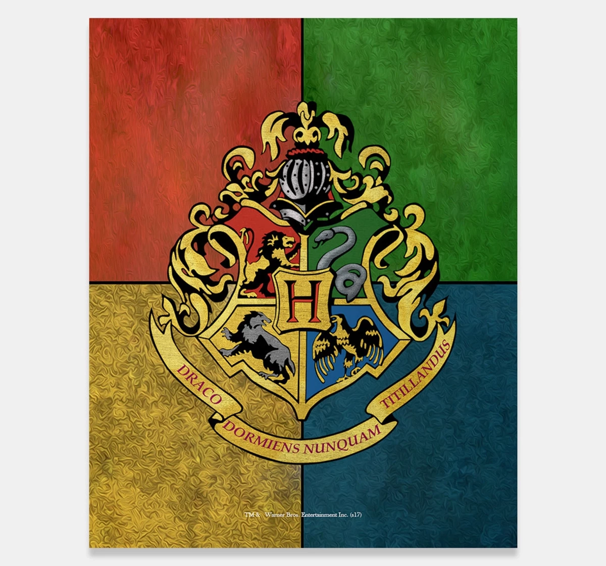 Macmerise Hogwarts Sigil Fridge Magnets Multicolour 12Y+