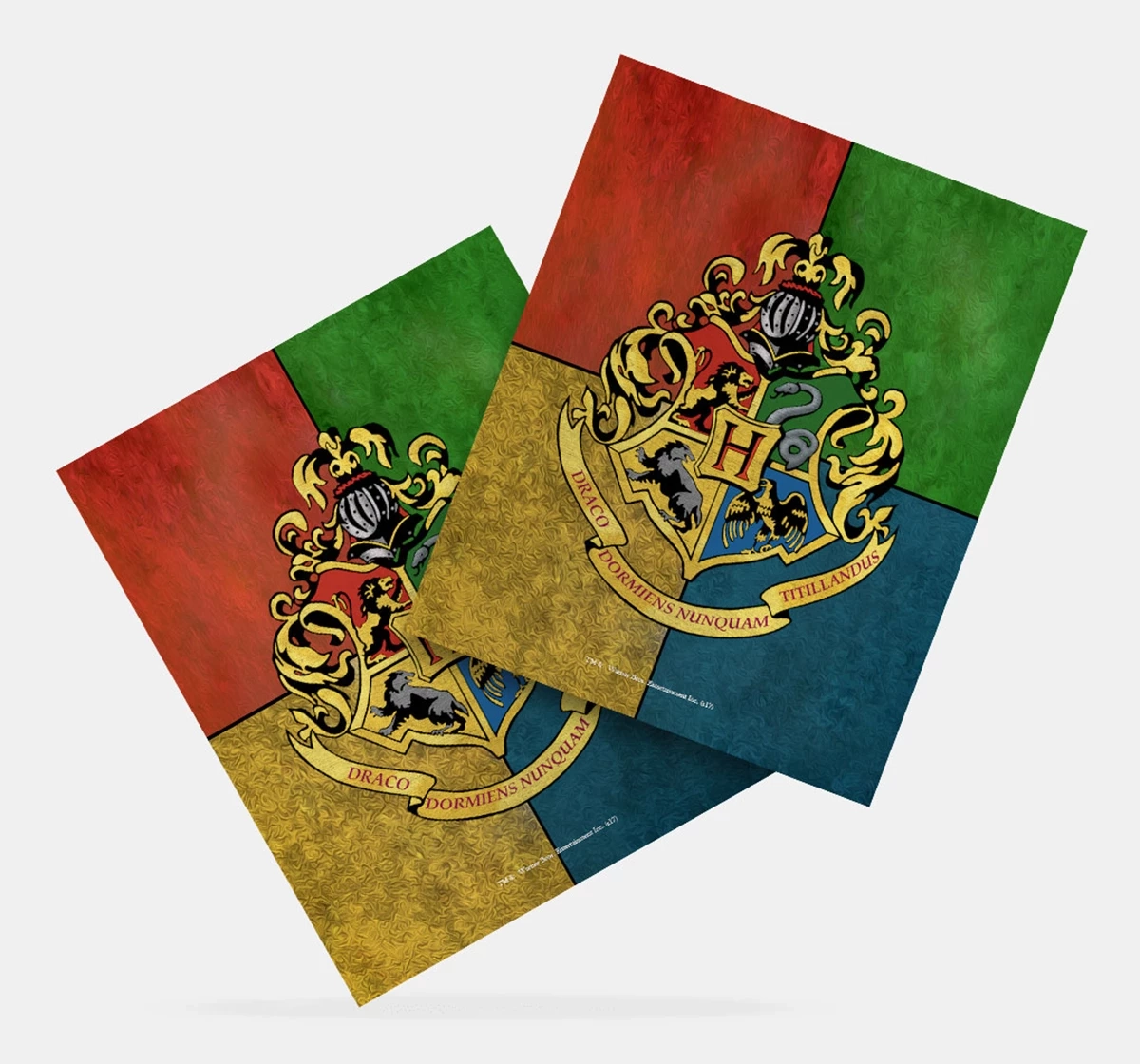Macmerise Hogwarts Sigil Fridge Magnets Multicolour 12Y+