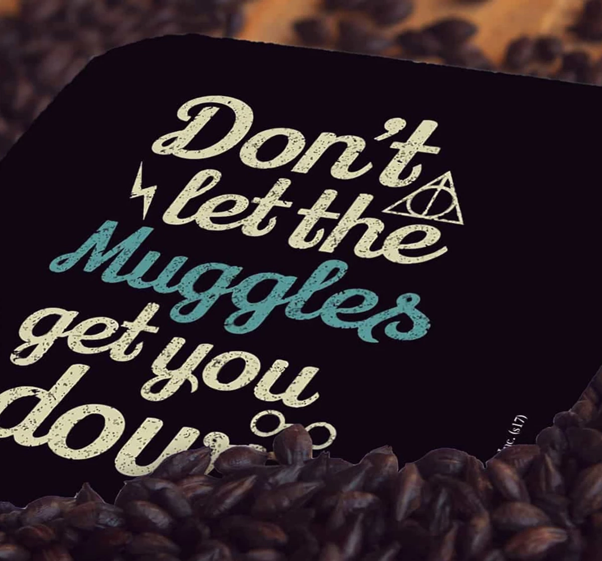 Macmerise Muggle Theory 10 X 10 cm Coasters Multicolour 12Y+