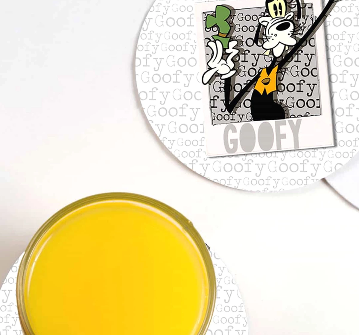 Macmerise Hello Mr Goofy Circular Coasters Multicolour 12Y+