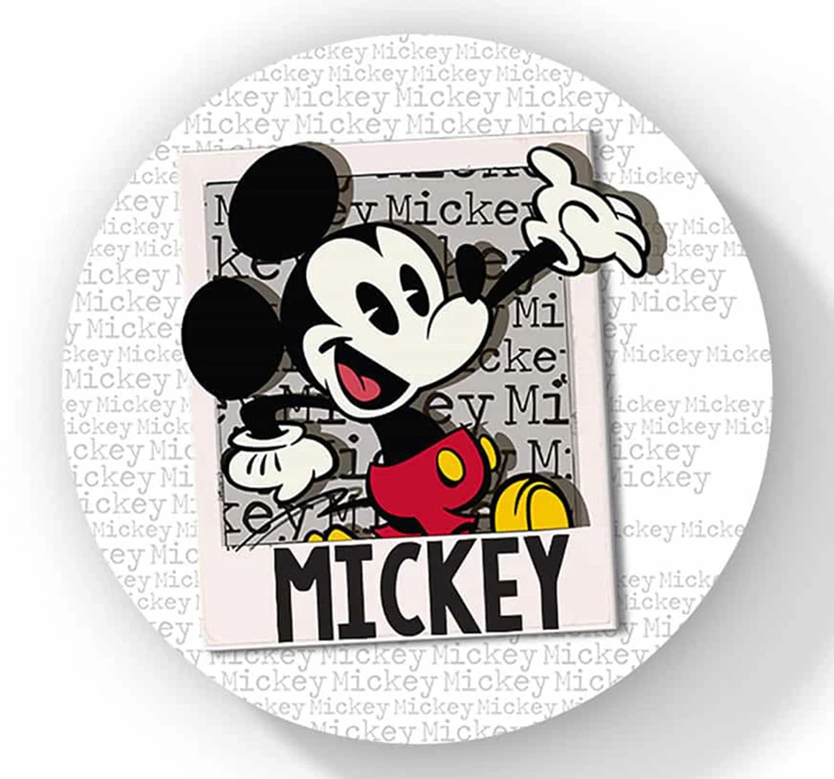 Macmerise Hello Mr Mickey Circular Coasters Multicolour 12Y+