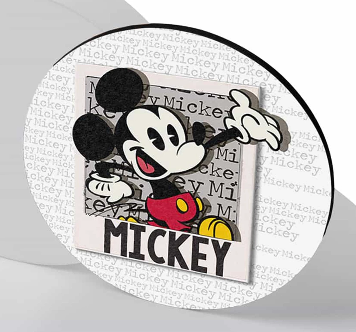 Macmerise Hello Mr Mickey Circular Coasters Multicolour 12Y+