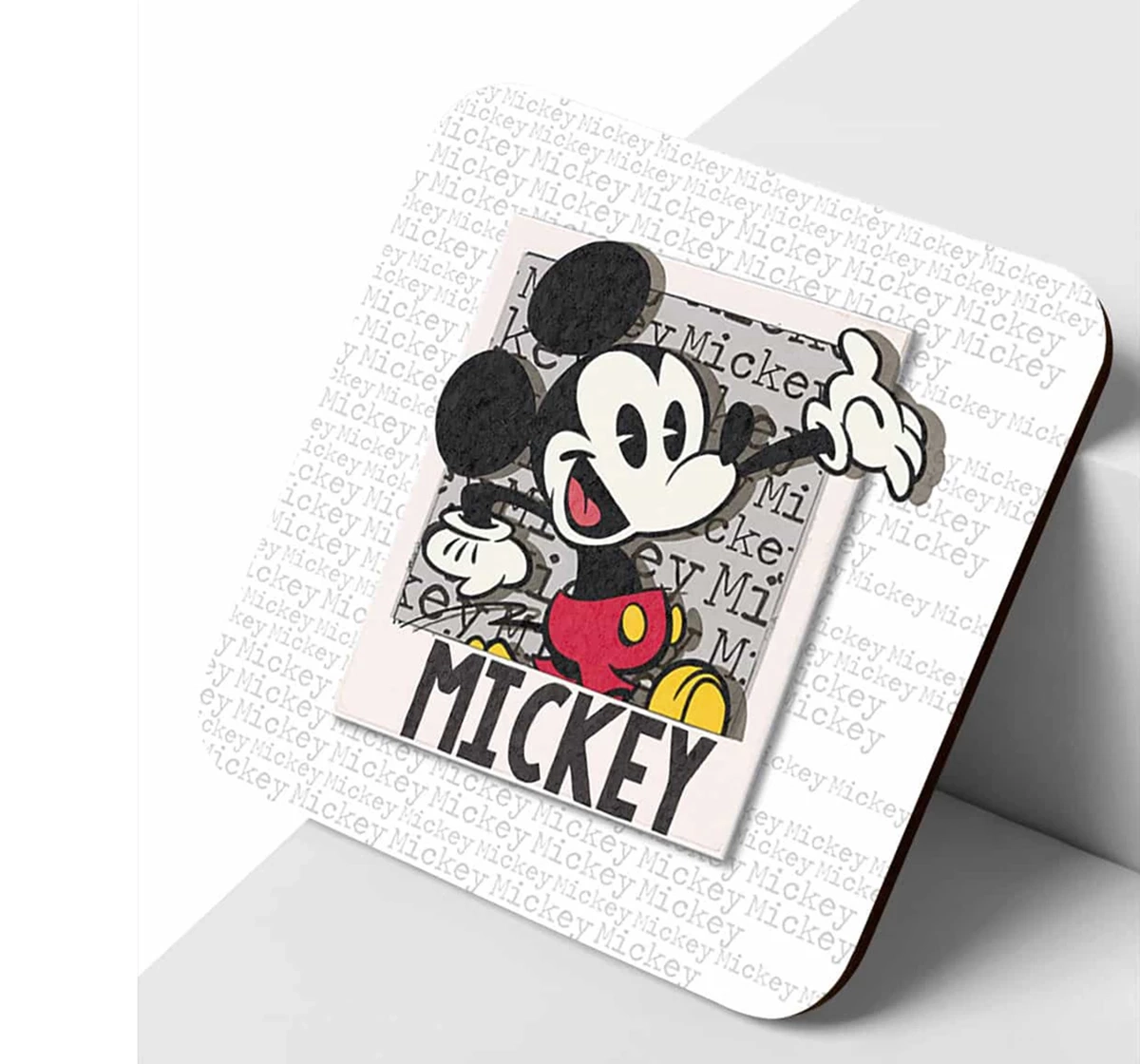 Macmerise Hello Mr Mickey 10 X 10 cm Coasters Multicolour 12Y+