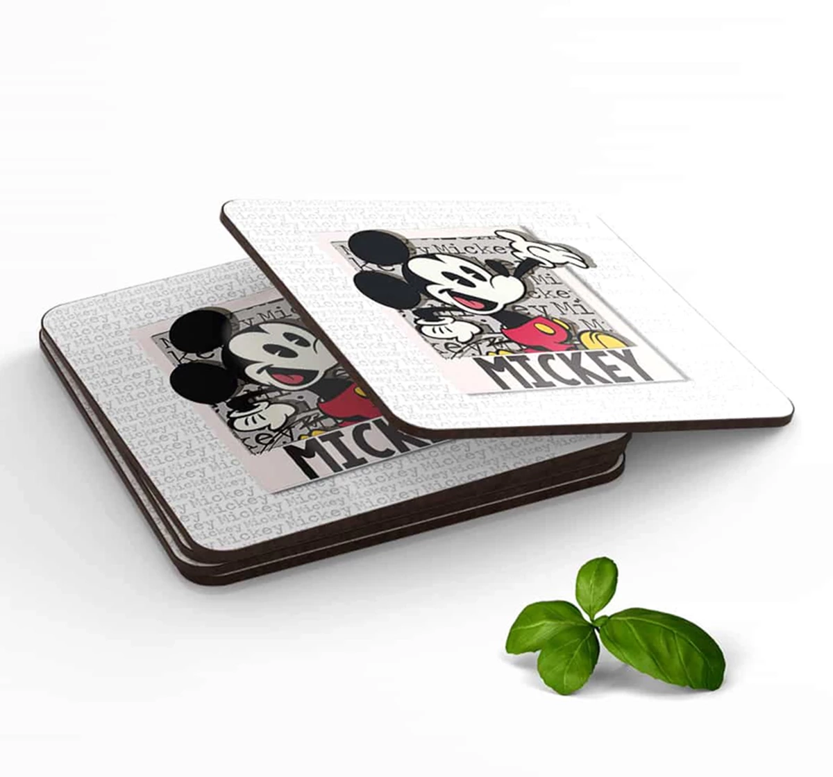Macmerise Hello Mr Mickey 10 X 10 cm Coasters Multicolour 12Y+
