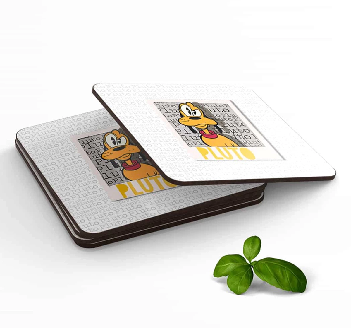 Macmerise Hello Mr Pluto 10 X 10 cm Coasters Multicolour 12Y+