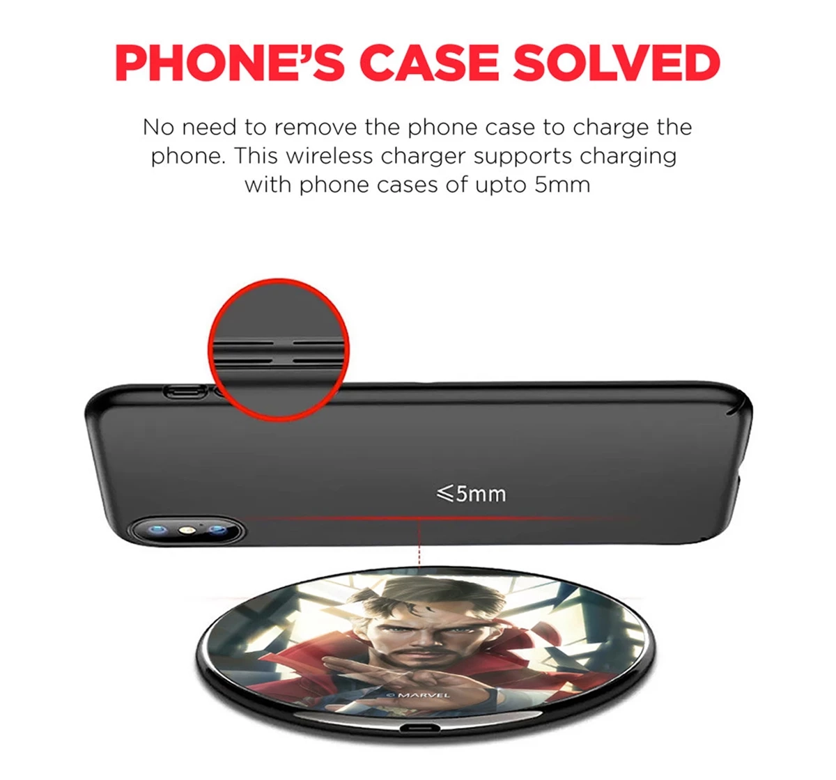 Macmerise Doctor Strange Geometric Compatible Pro Wireless Charger Multicolour 12Y+