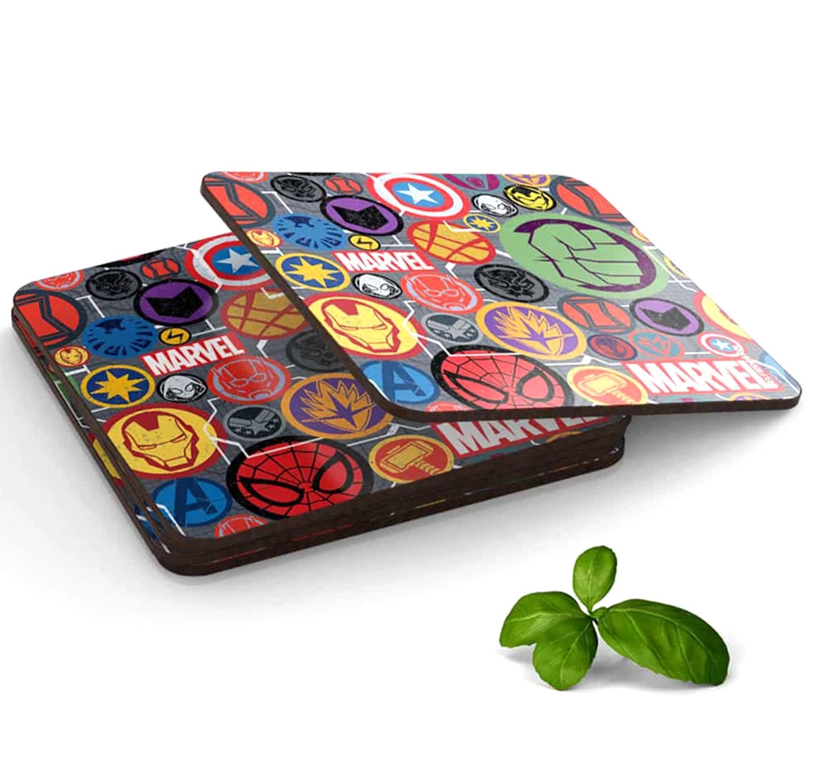 Macmerise Marvel Iconic Mashup 10 X 10 cm Coasters Multicolour 12Y+