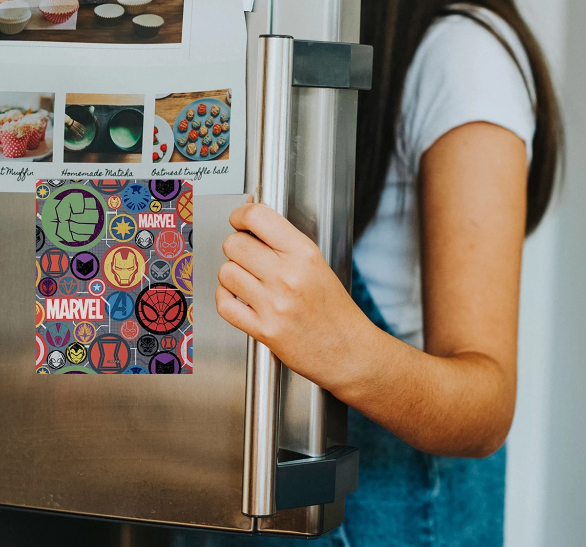 Macmerise Marvel Iconic Mashup Fridge Magnets Multicolour 12Y+