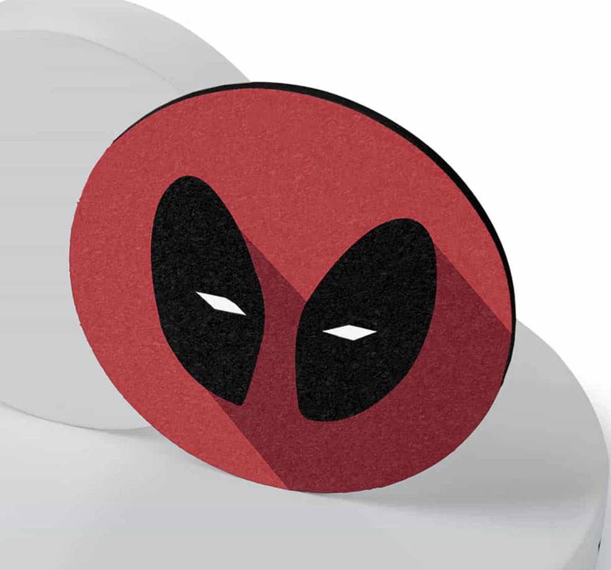 Macmerise Minimalistic Deadpool Circular Coasters Multicolour 12Y+