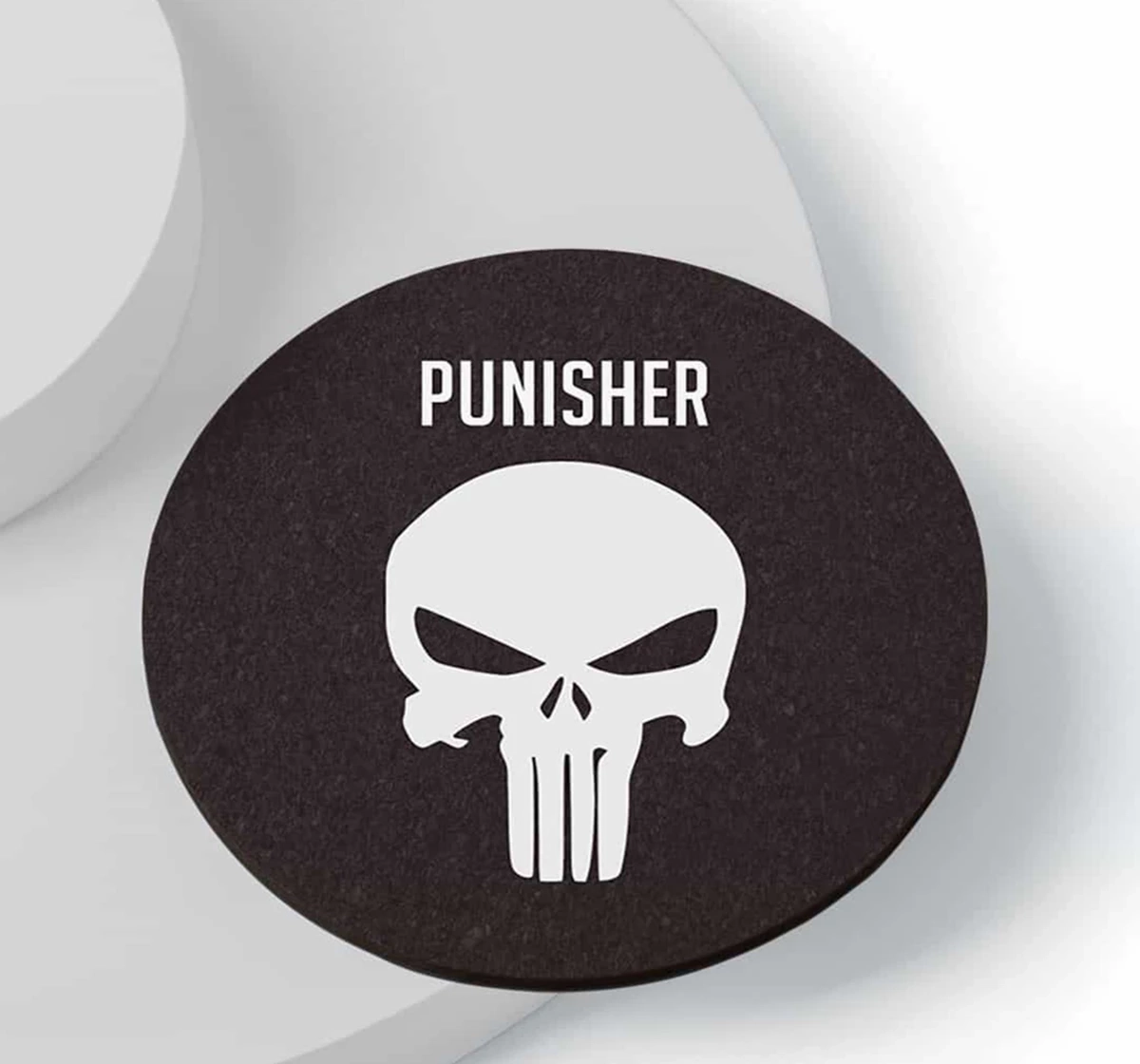 Macmerise Punisher Symbol Circular Coasters Multicolour 12Y+