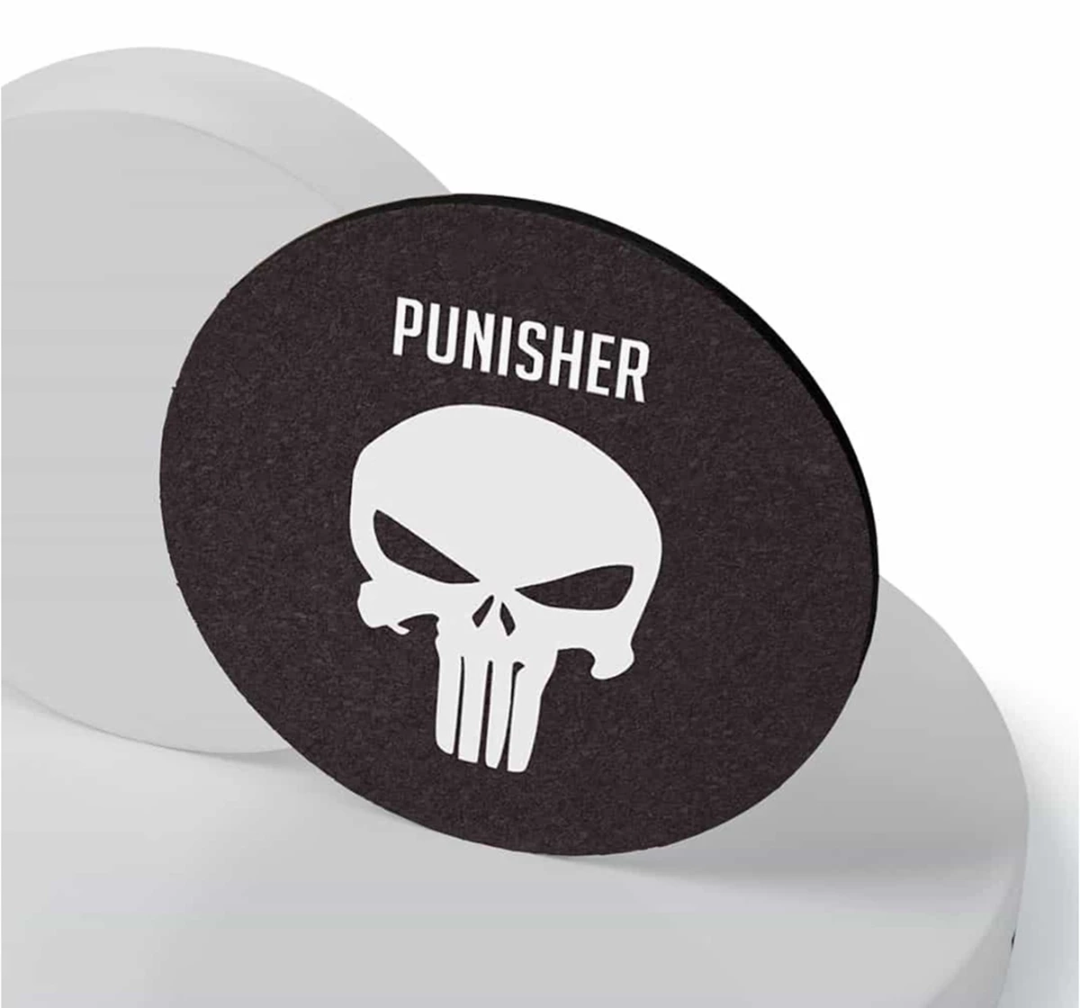 Macmerise Punisher Symbol Circular Coasters Multicolour 12Y+