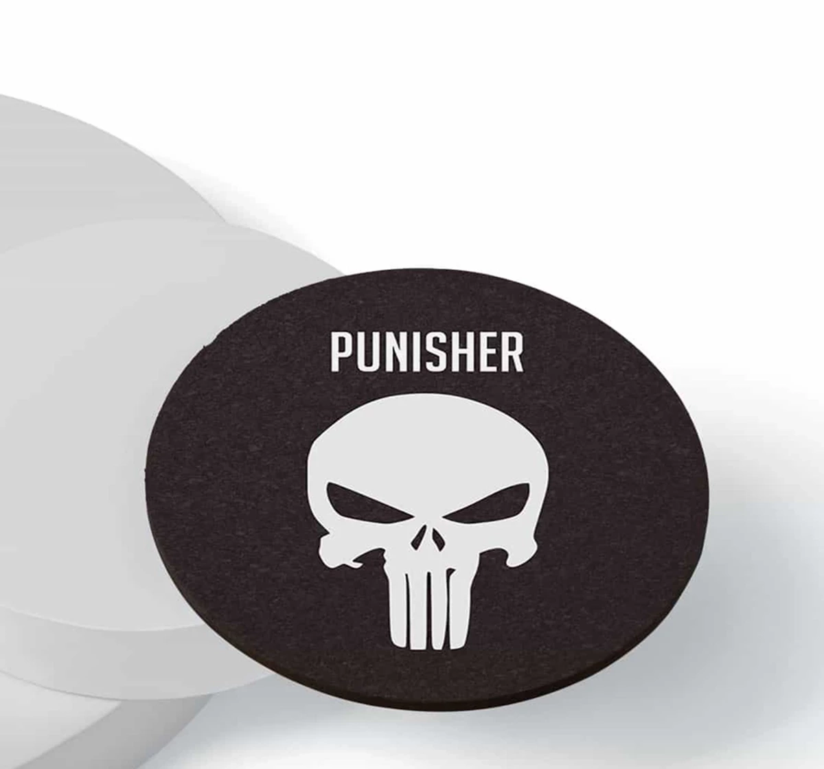 Macmerise Punisher Symbol Circular Coasters Multicolour 12Y+