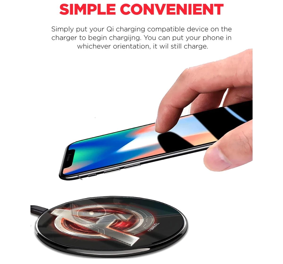Macmerise Avengers Version 2 Compatible Pro Wireless Charger Multicolour 12Y+