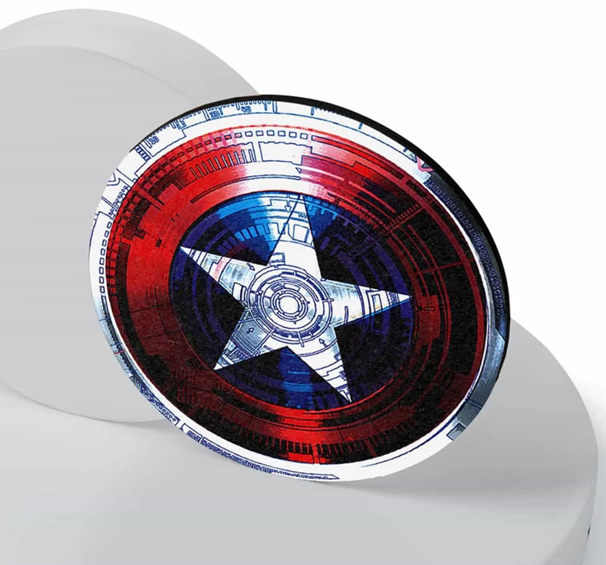 Macmerise Captains Shield Decoded Circular Coasters Multicolour 12Y+