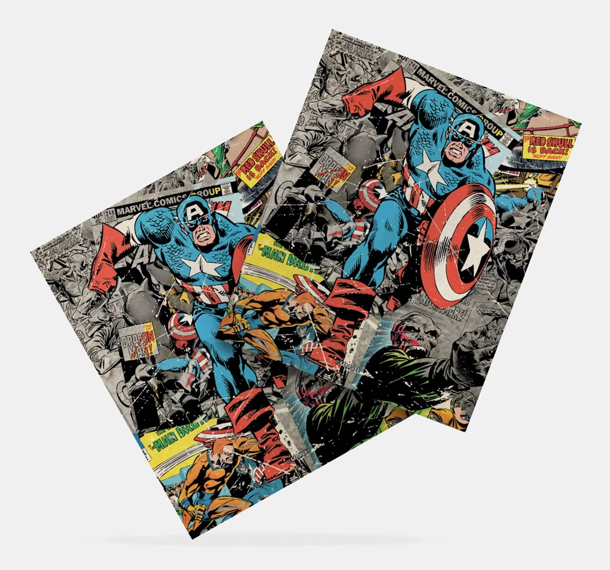 Macmerise Comic Captain America Fridge Magnets Multicolour 12Y+