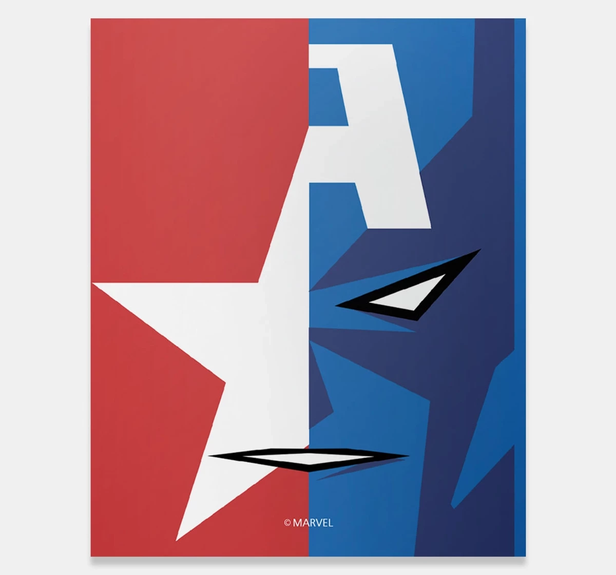 Macmerise Face Focus Captain America Fridge Magnets Multicolour 12Y+