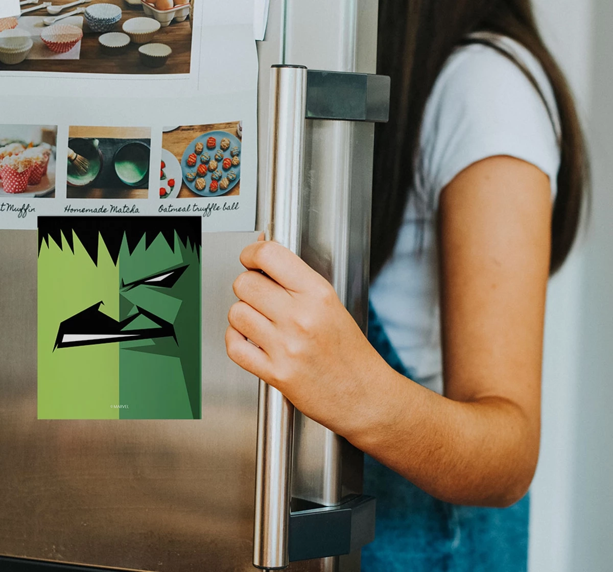 Macmerise Face Focus Hulk Fridge Magnets Multicolour 12Y+