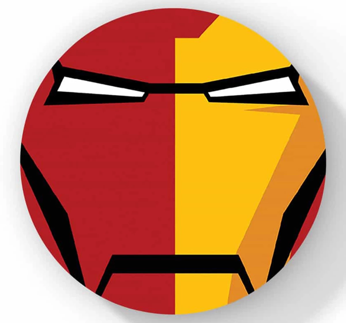 Macmerise Face Focus Ironman Circular Coasters Multicolour 12Y+