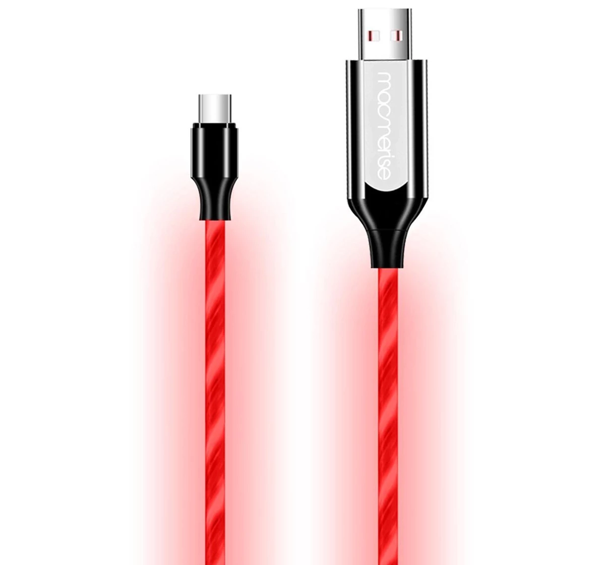 Macmerise Illume Red Type C LED Cables Multicolour 12Y+