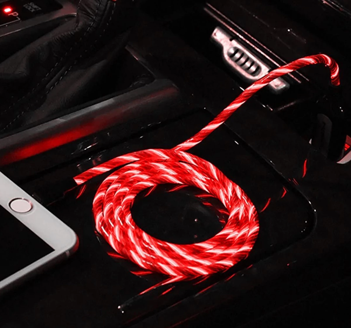 Macmerise Illume Red Type C LED Cables Multicolour 12Y+