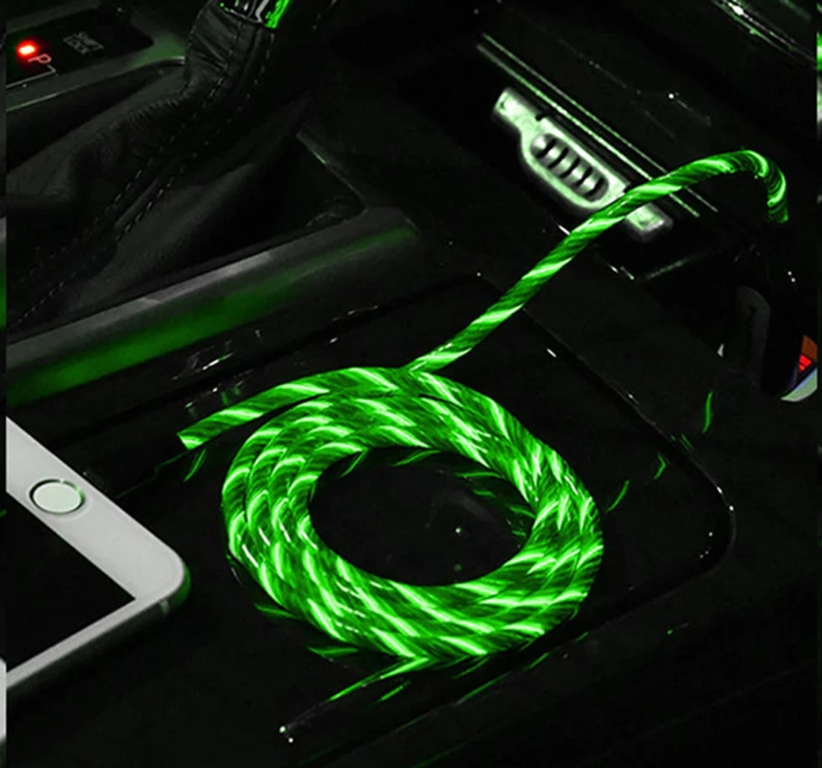 Macmerise Illume Green 3 In 1 LED Cables Multicolour 12Y+