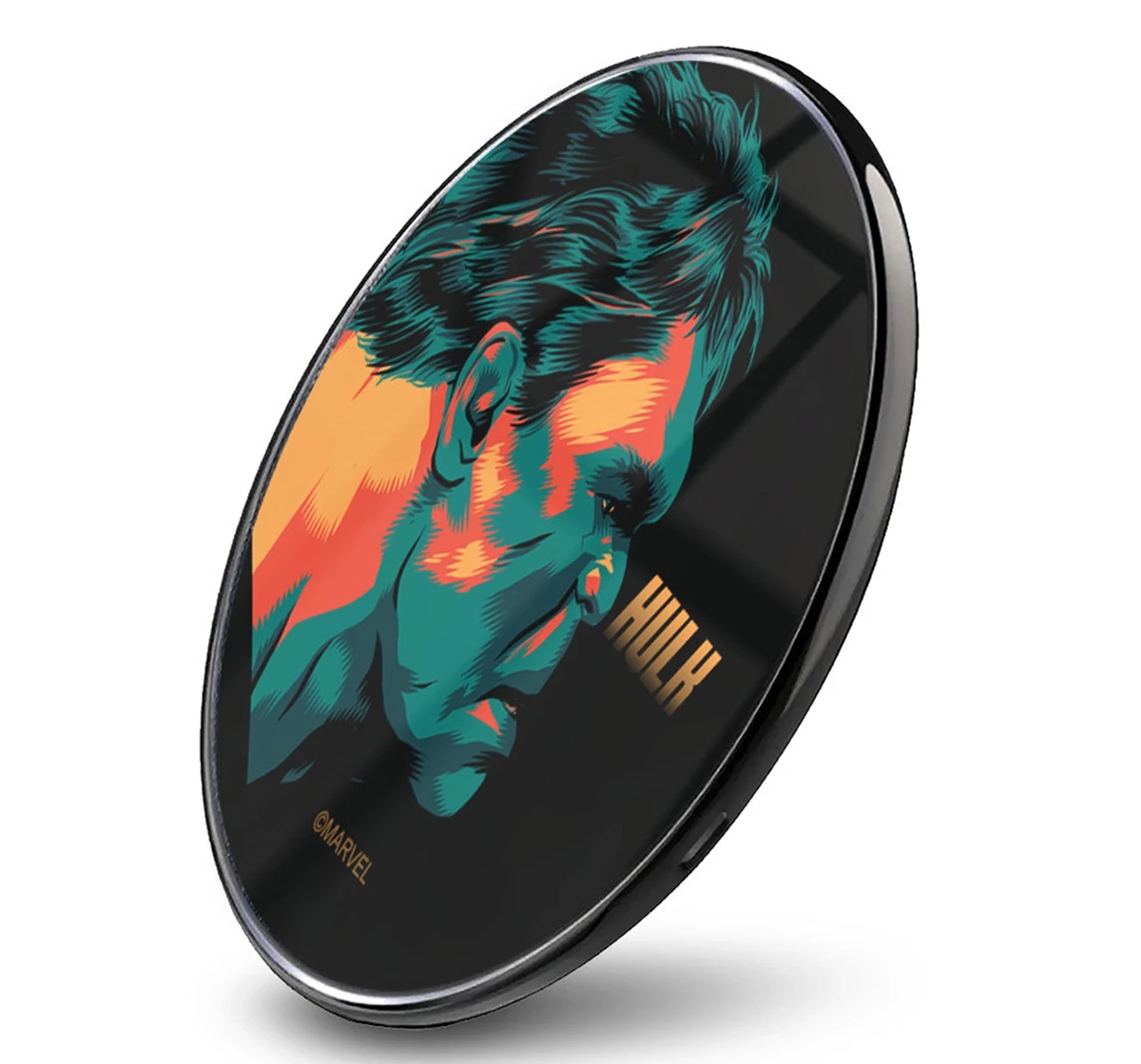 Macmerise Illuminated Hulk Compatible Pro Wireless Charger Multicolour 12Y+