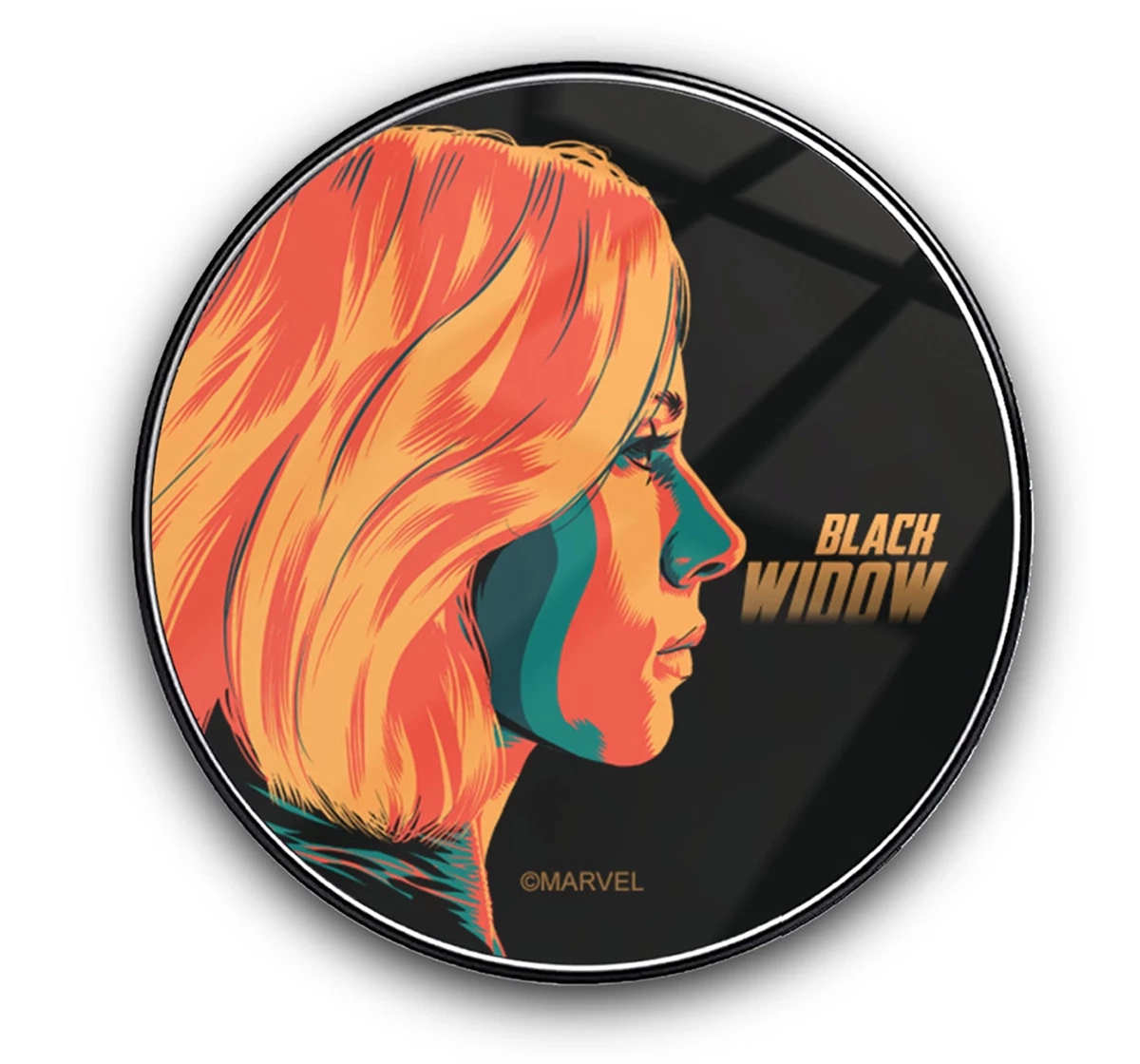 Macmerise Illuminated Black Widow Compatible Pro Wireless Charger Multicolour 12Y+