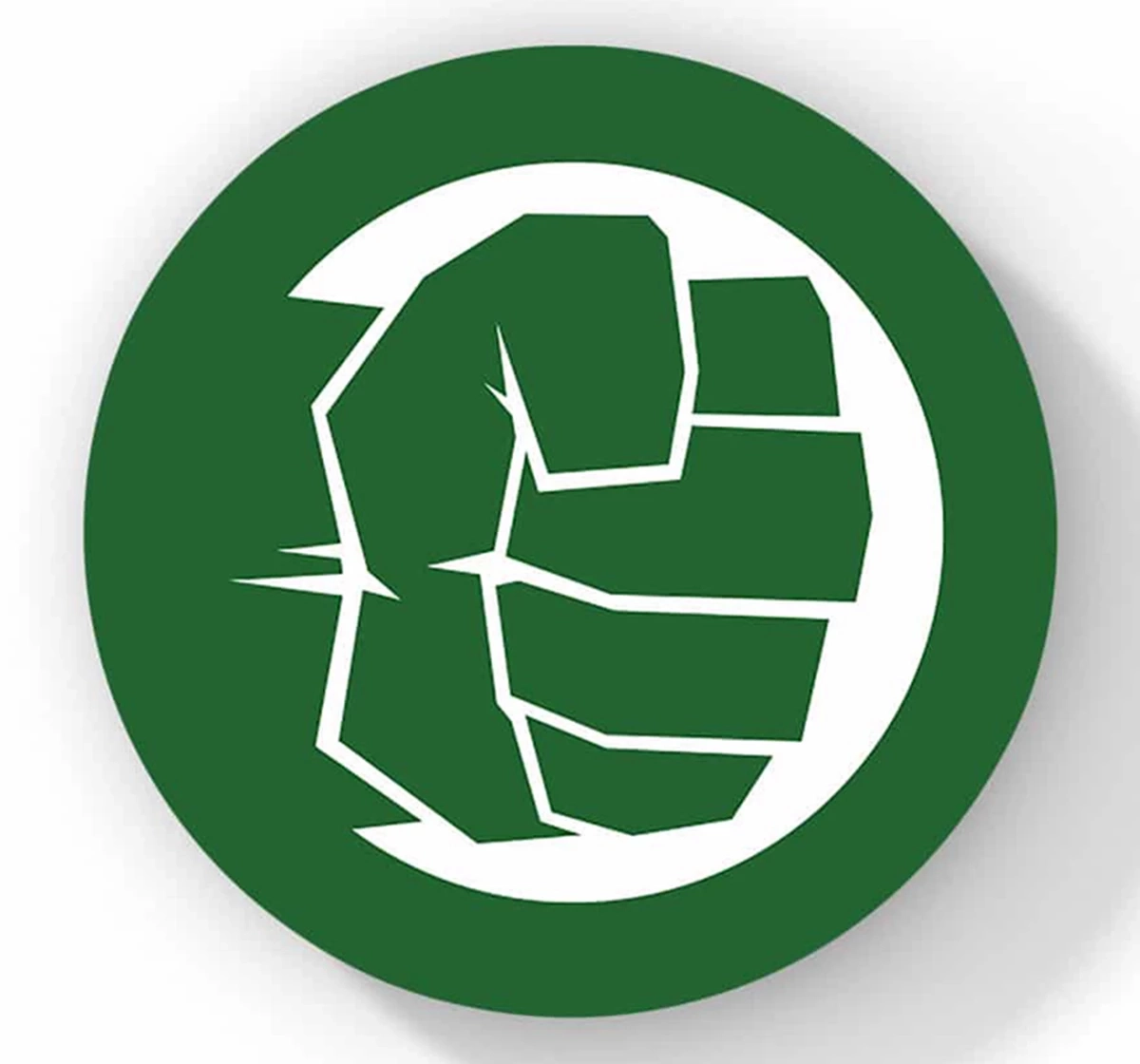 Macmerise Hulk Fist Punch Circular Coasters Multicolour 12Y+