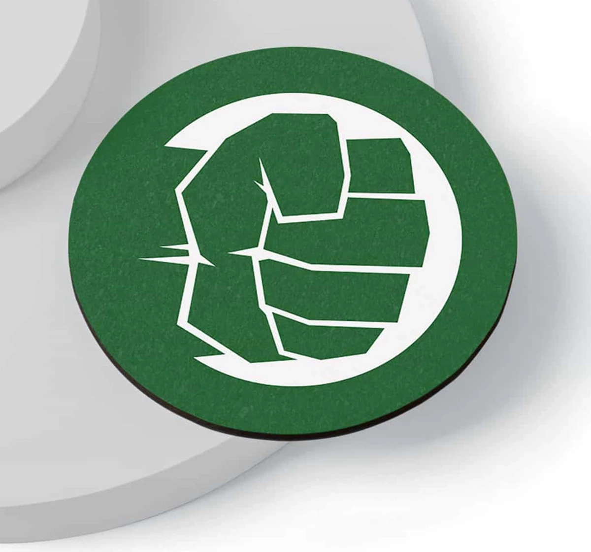 Macmerise Hulk Fist Punch Circular Coasters Multicolour 12Y+