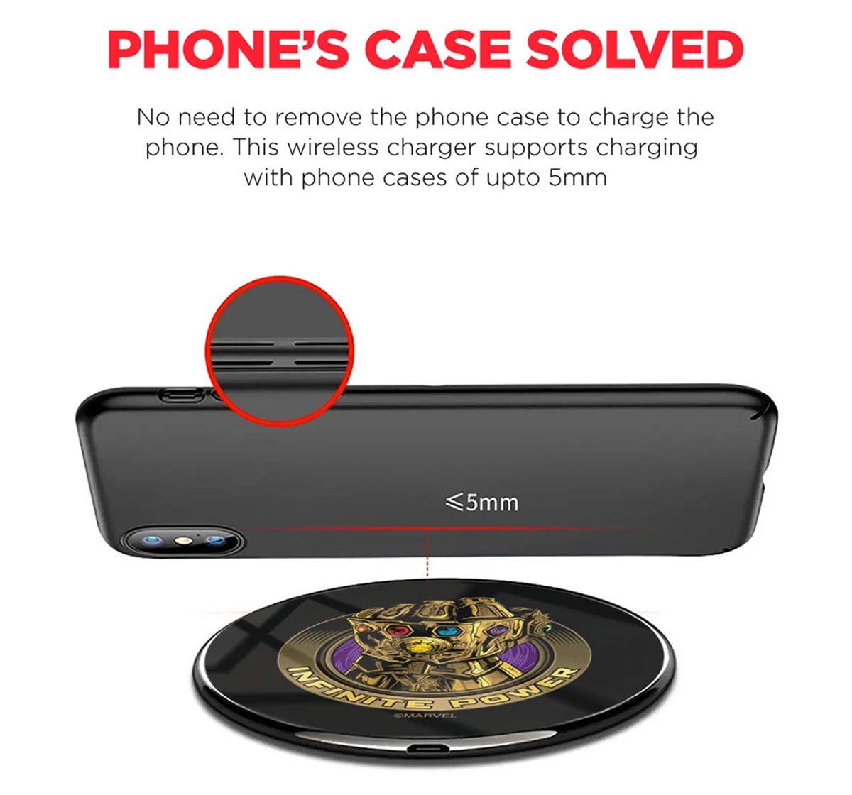 Macmerise Infinite Power Gauntlet Compatible Pro Wireless Charger Multicolour 12Y+