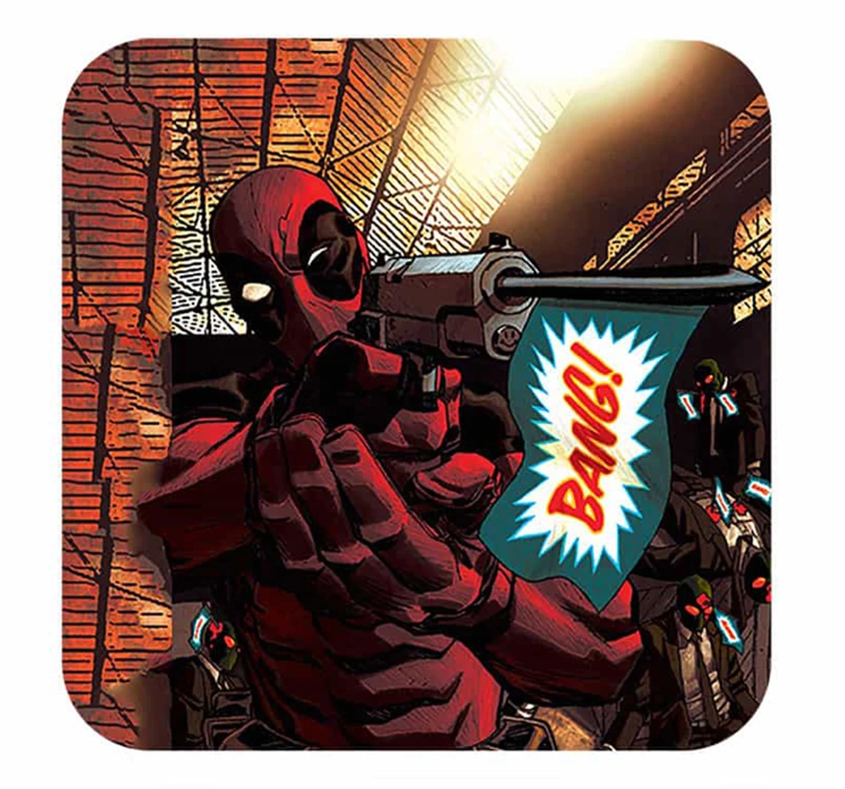 Macmerise Deadpool takes aim 10 X 10 cm Coasters Multicolour 12Y+