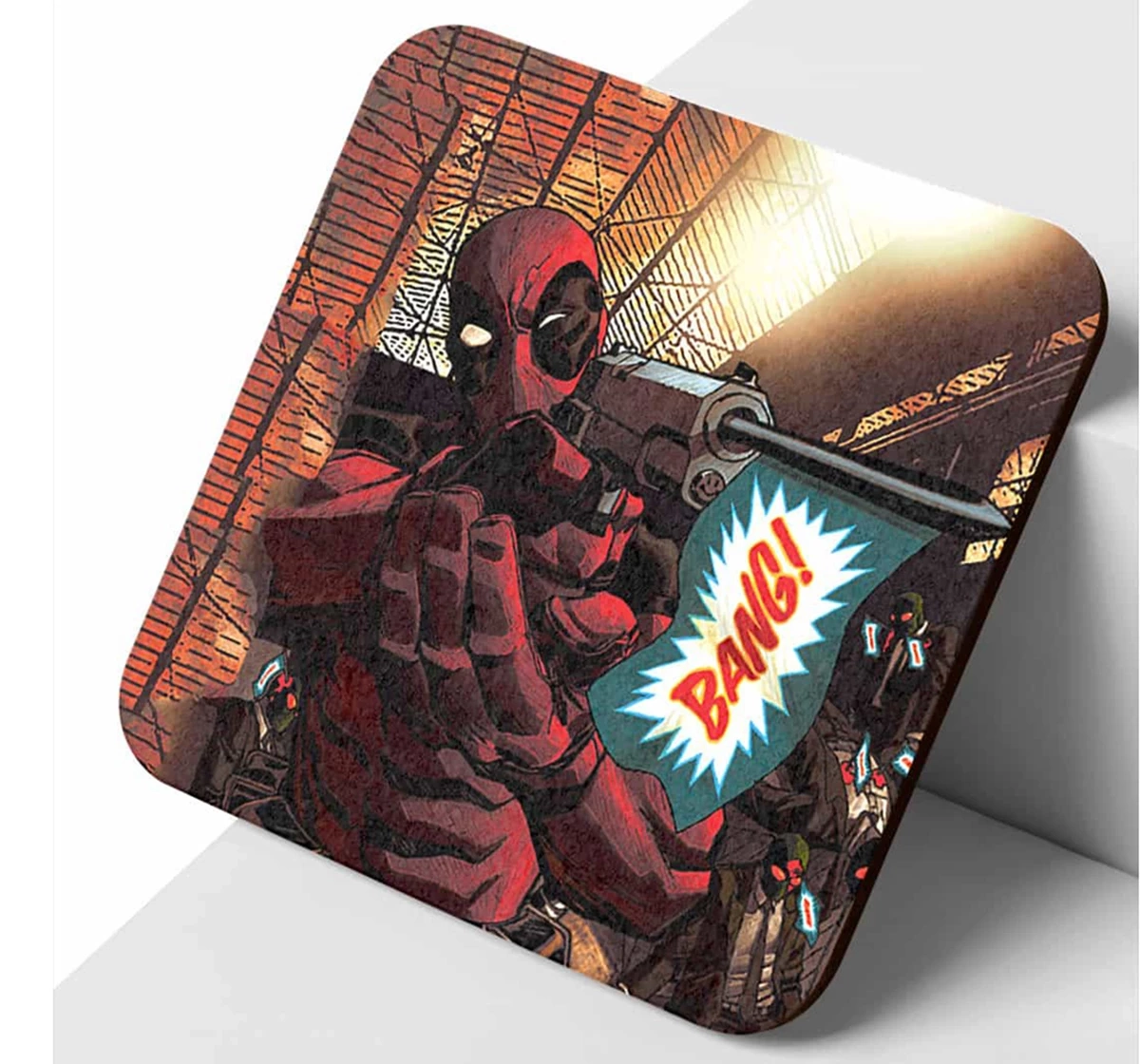 Macmerise Deadpool takes aim 10 X 10 cm Coasters Multicolour 12Y+
