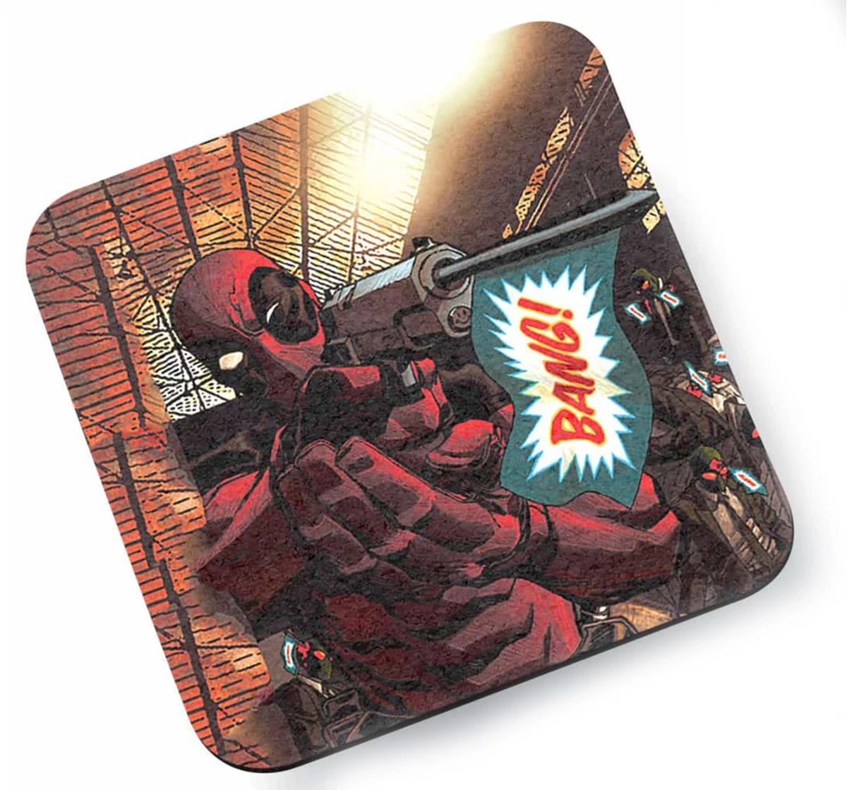 Macmerise Deadpool takes aim 10 X 10 cm Coasters Multicolour 12Y+