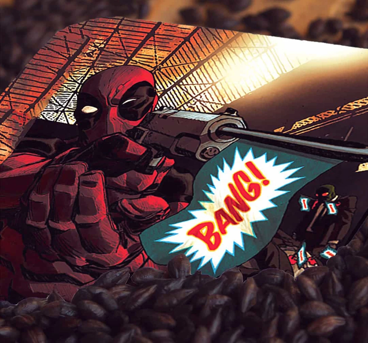 Macmerise Deadpool takes aim 10 X 10 cm Coasters Multicolour 12Y+