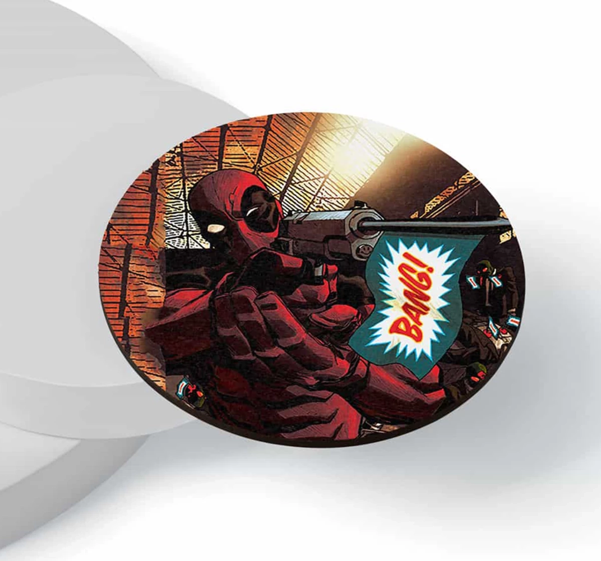 Macmerise Deadpool takes aim Circular Coasters Multicolour 12Y+