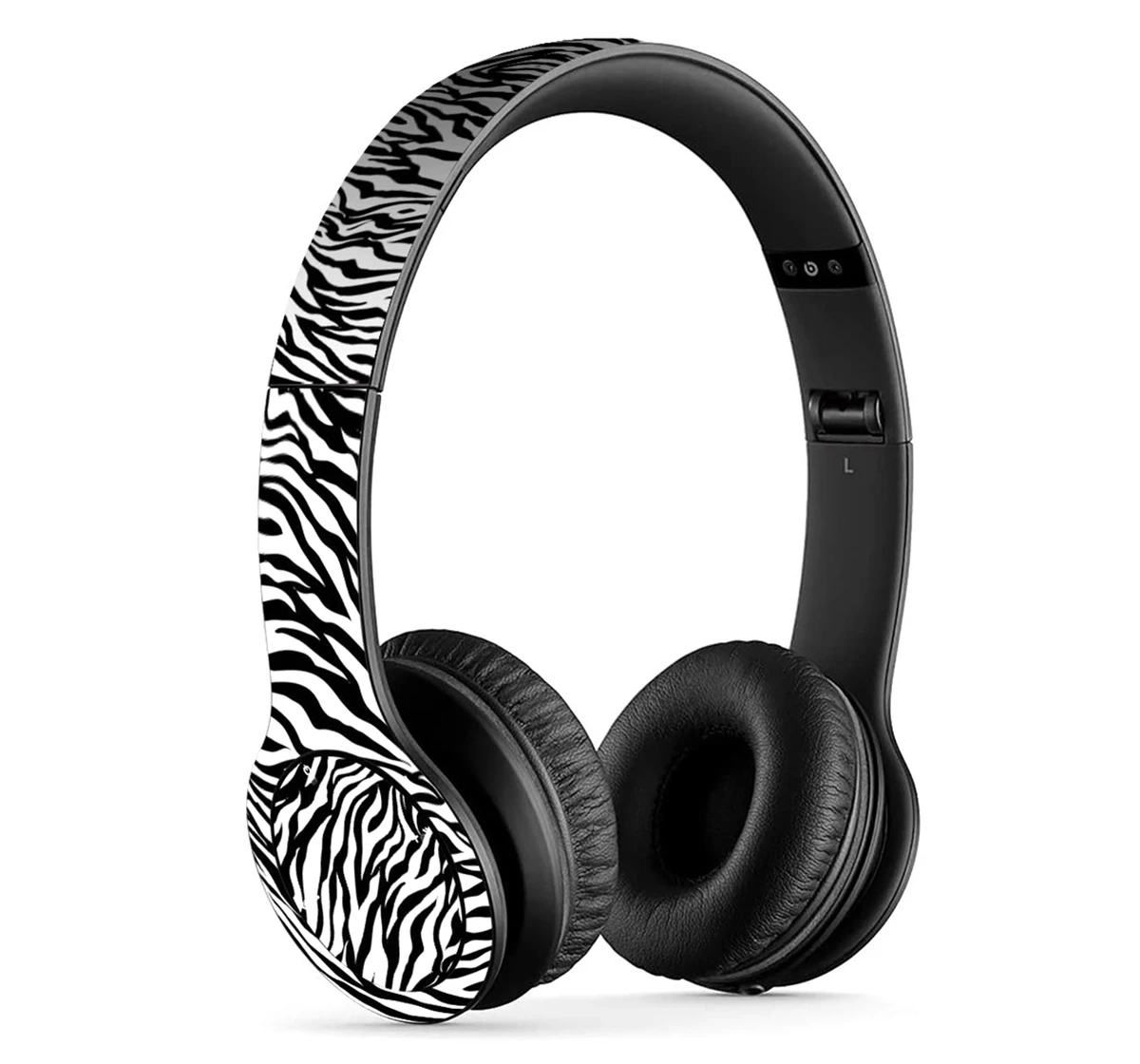 Macmerise Zebra Stripes P47 Wireless On Ear Headphones Multicolour 12Y+