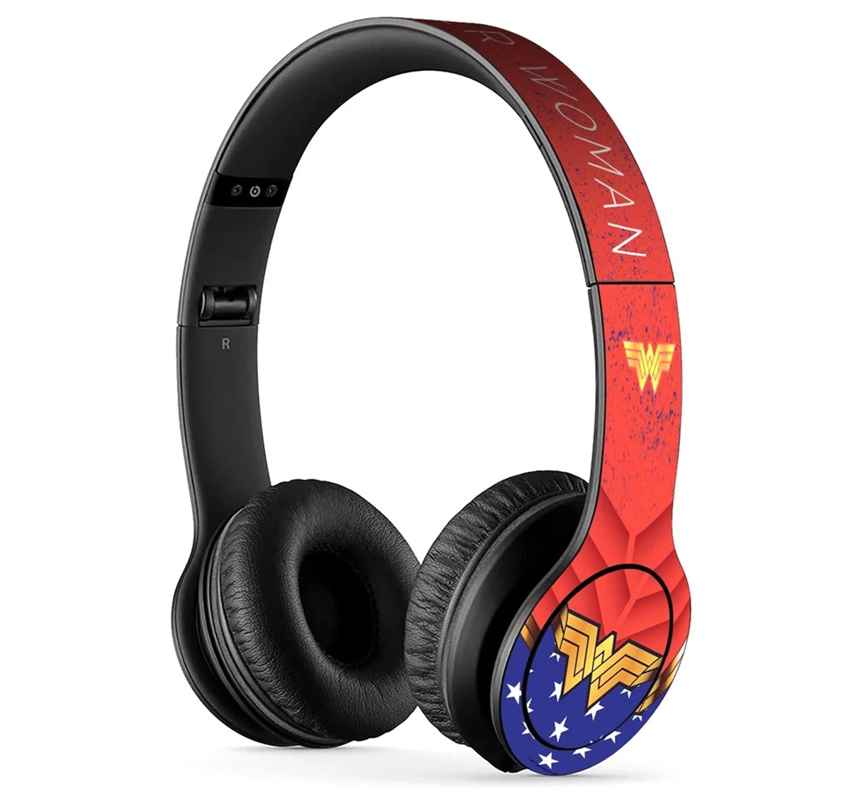 Macmerise Suit up Wonder Woman P47 Wireless On Ear Headphones Multicolour 12Y+