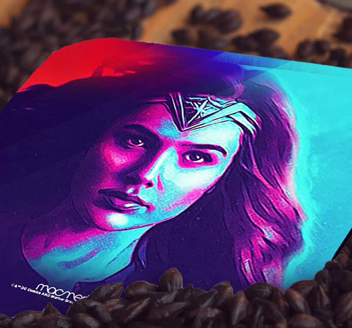 Macmerise Eagle Eye Wonder Woman 10 X 10 cm Coasters Multicolour 12Y+