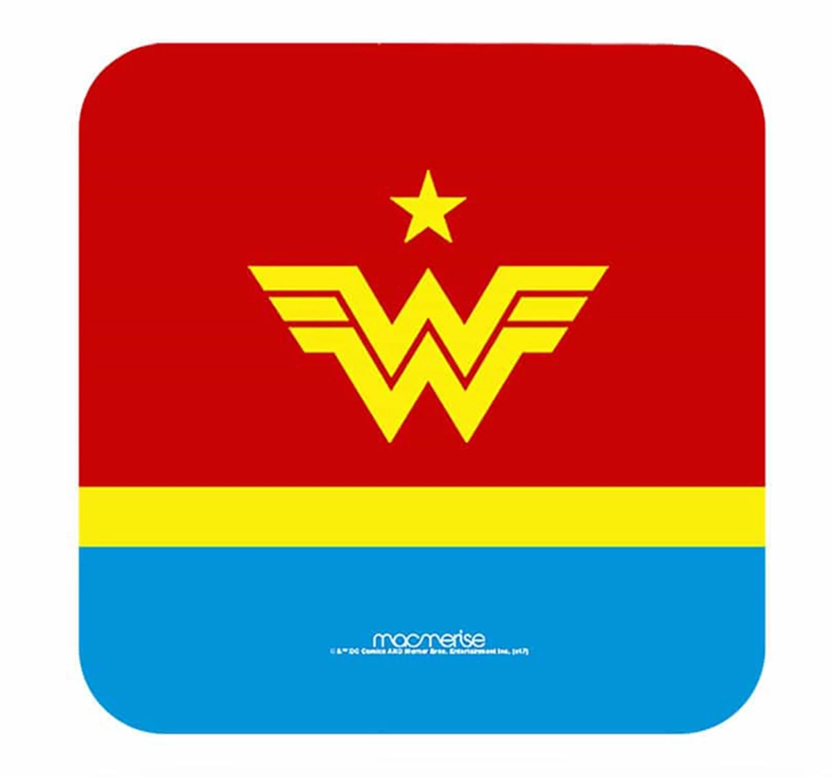 Macmerise Iconic Wonder Woman Logo 10 X 10 cm Coasters Multicolour 12Y+