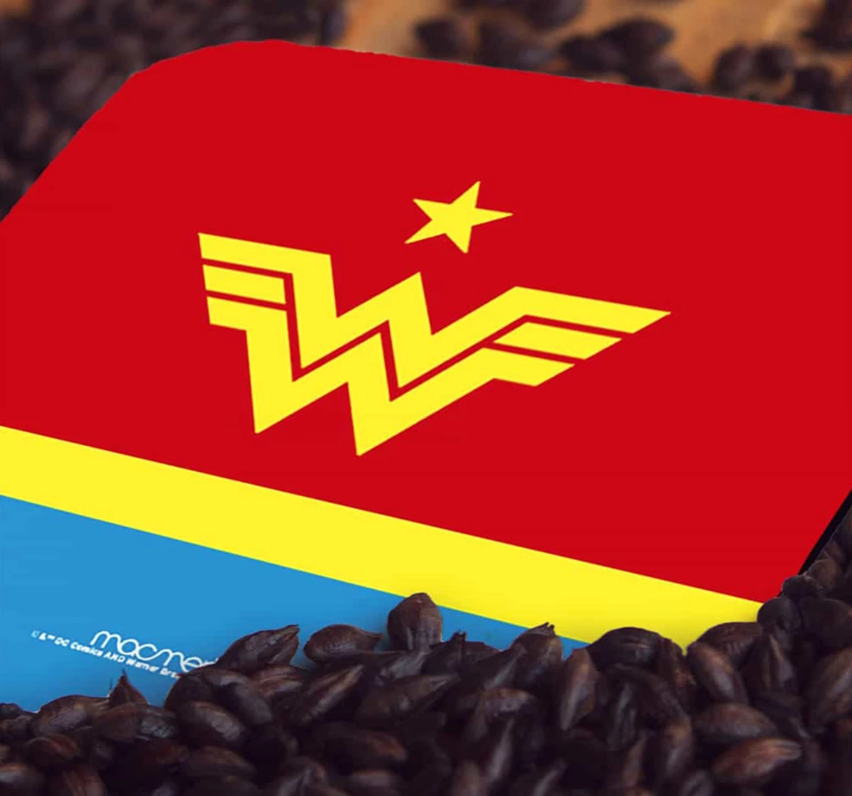 Macmerise Iconic Wonder Woman Logo 10 X 10 cm Coasters Multicolour 12Y+