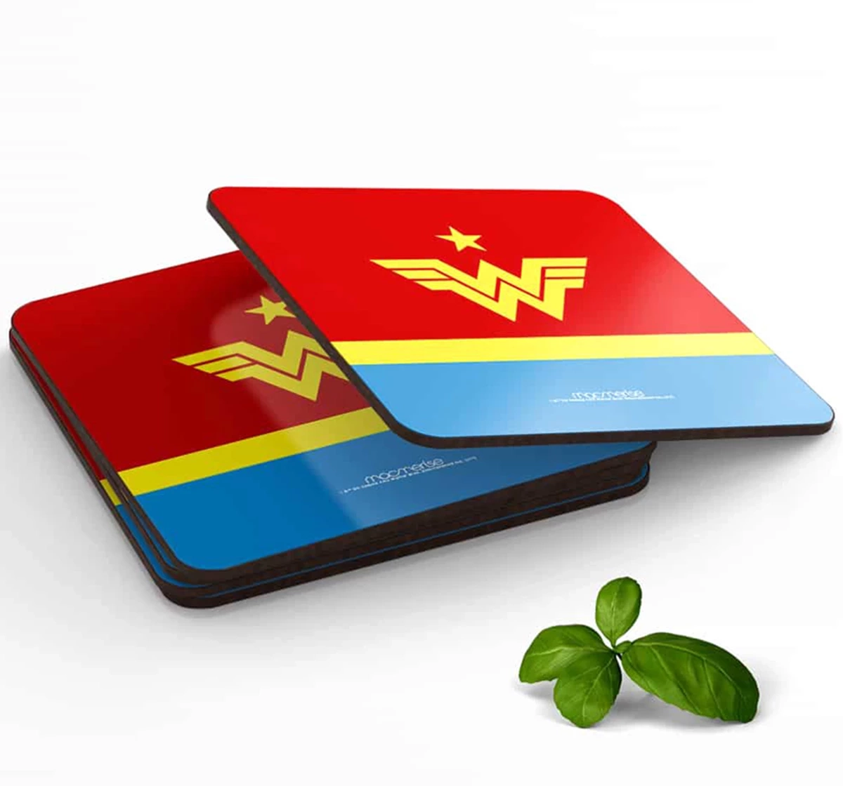 Macmerise Iconic Wonder Woman Logo 10 X 10 cm Coasters Multicolour 12Y+