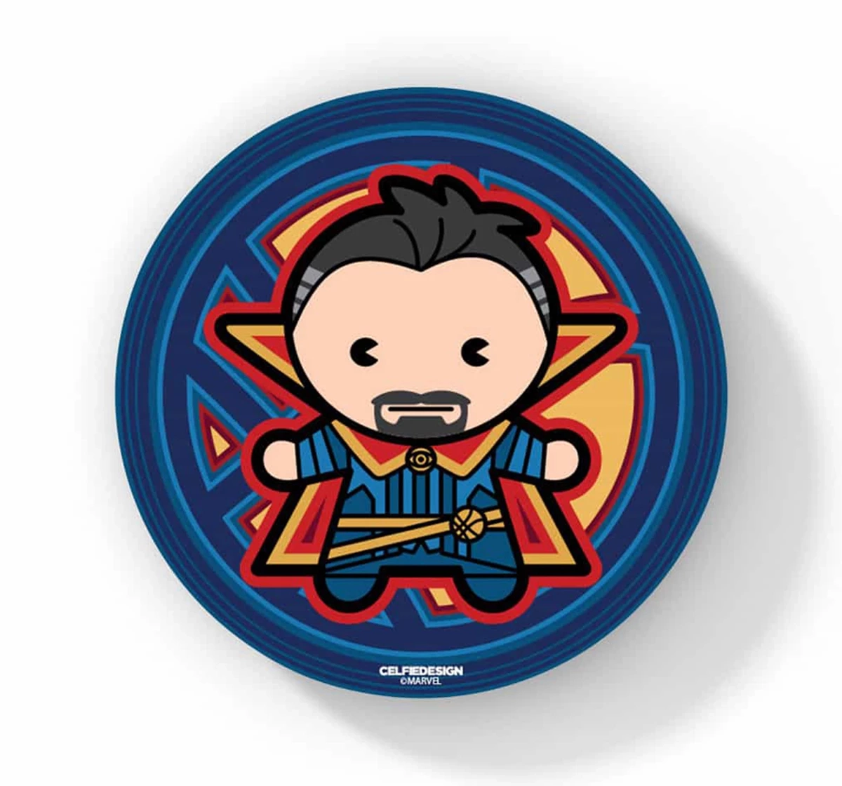 Macmerise Doctor Strange Kawaii Circular Coasters Multicolour 12Y+
