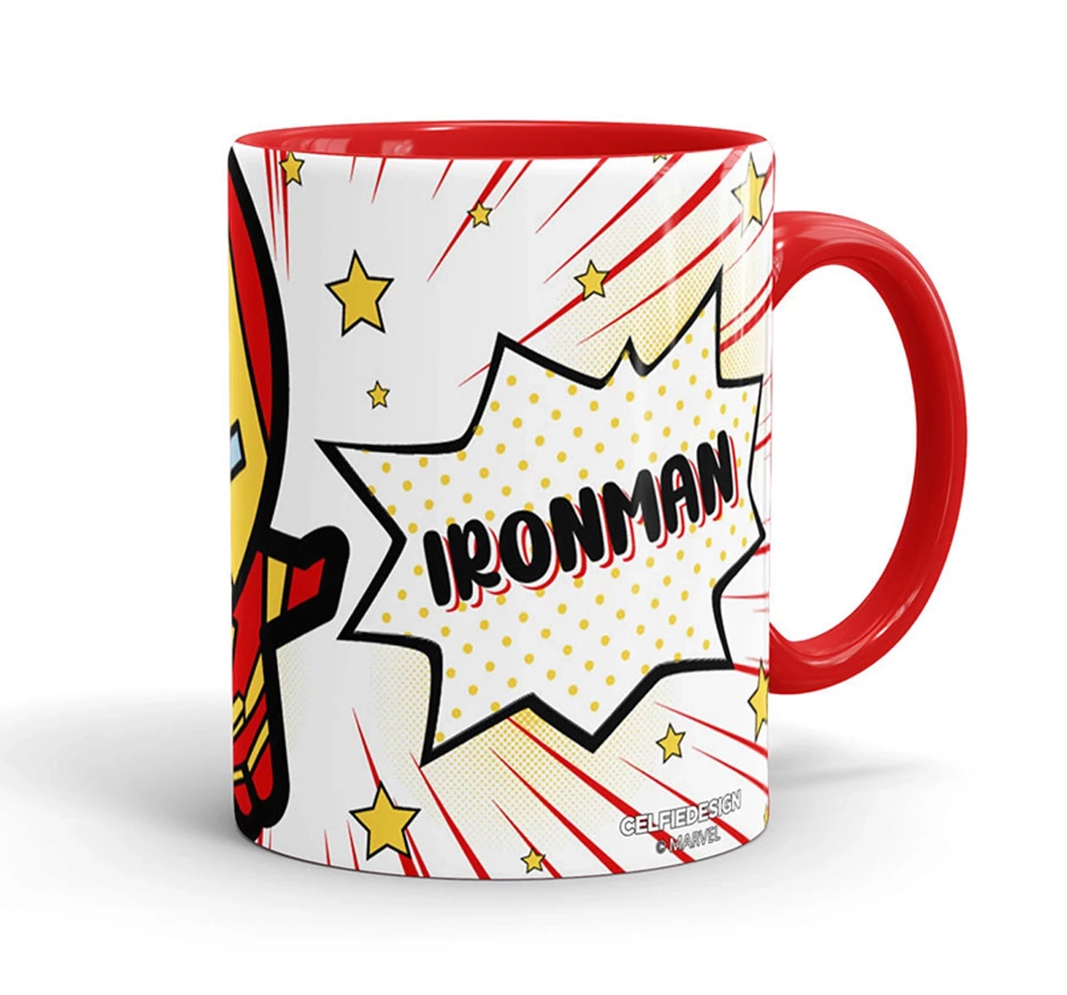 Macmerise Ironman Kawaii Coffee Mugs Red Multicolour 12Y+