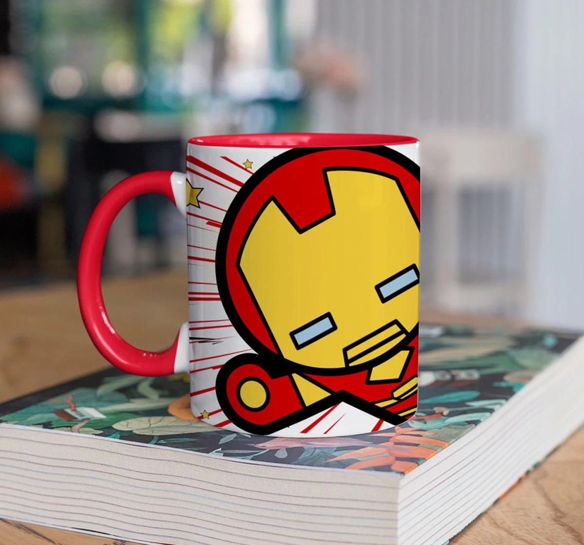 Macmerise Ironman Kawaii Coffee Mugs Red Multicolour 12Y+