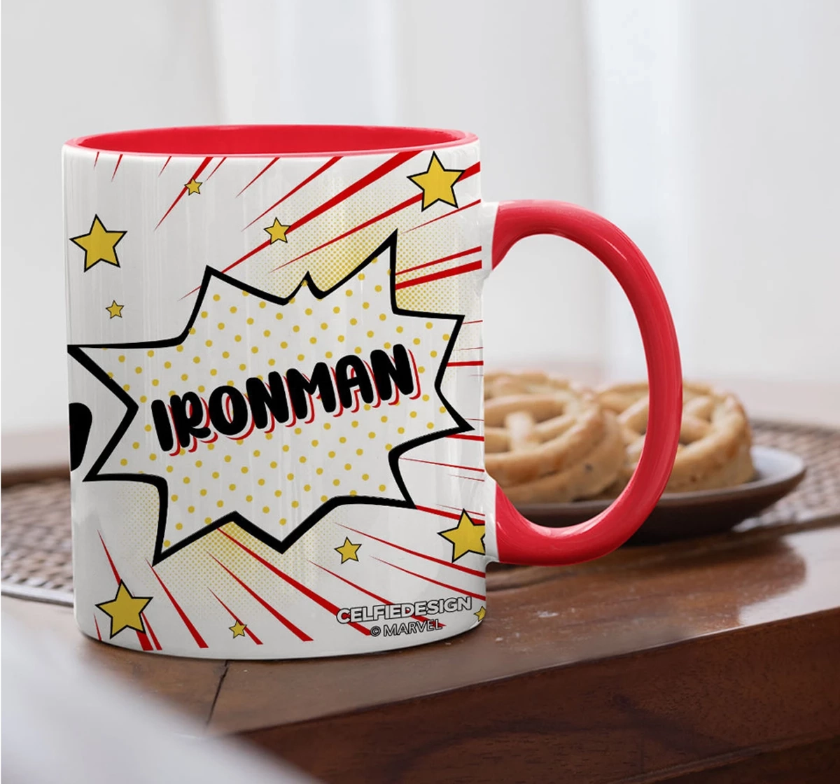 Macmerise Ironman Kawaii Coffee Mugs Red Multicolour 12Y+
