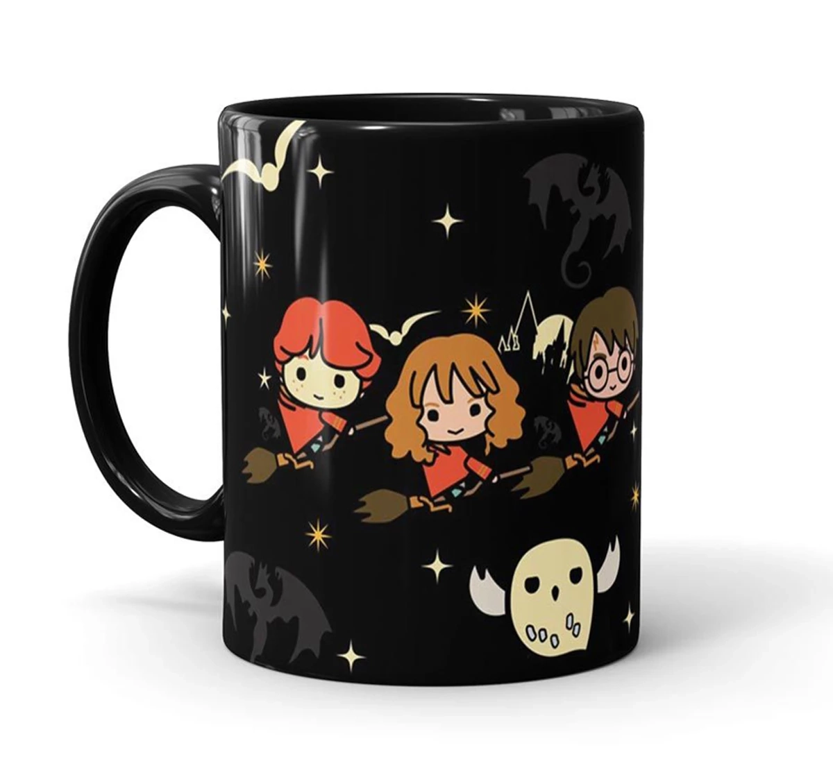 Macmerise Hogwarts Is My Home Coffee Mugs Black Multicolour 12Y+